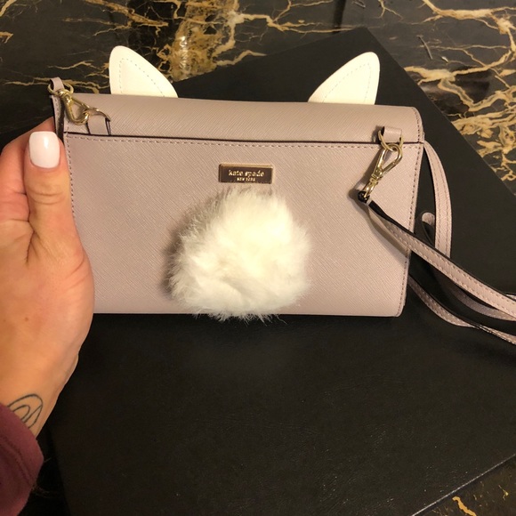 2XHP!!🐰NWT! Rabbit Winnie Kate Spade Clutch - Picture 4 of 8